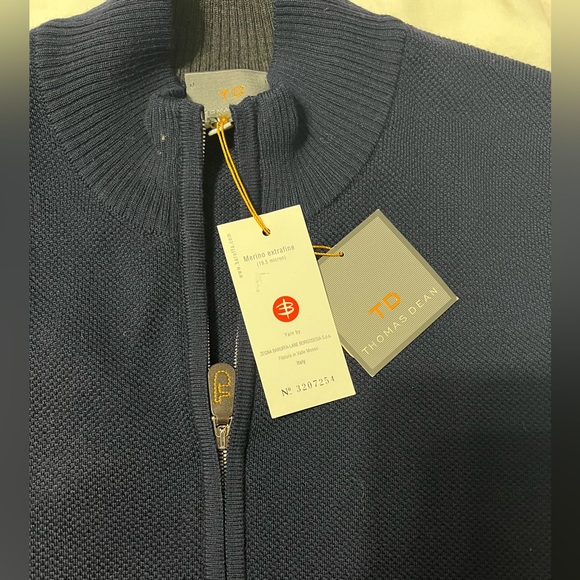 THOMAS DEAN Men’s Sweater Vest-NWT - Picture 2 of 4